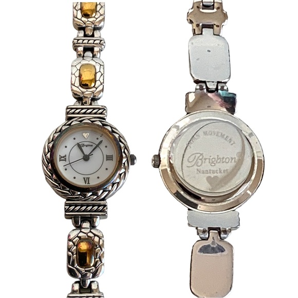 Brighton Nantucket Mixed Metal Watch With Toggle Closure - Picture 7 of 10